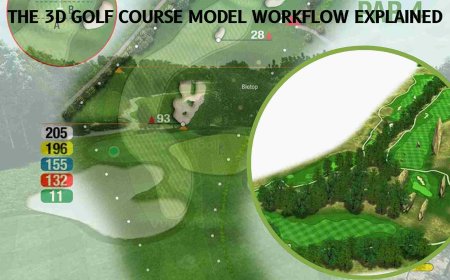 The 3D Golf Course Model Workflow Explained