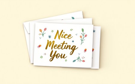 Building Stronger Workplace Connections with Nice Meeting You Cards and Meeting eGreetings from Sendwishonline.com