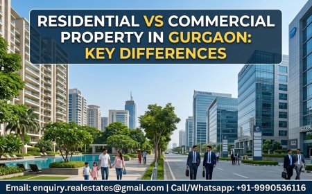 Residential vs Commercial Property in Gurgaon: Key Differences