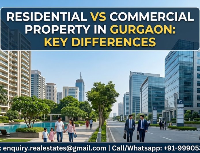 Residential vs Commercial Property in Gurgaon: Key Differences